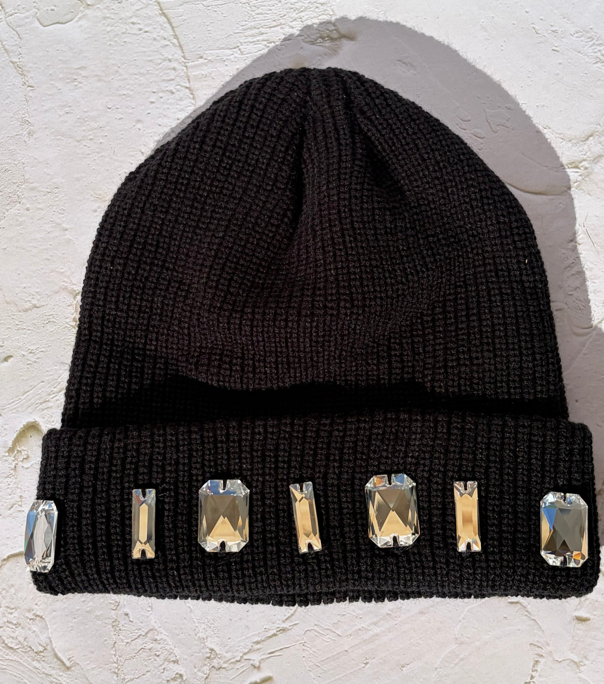 Crystal Noir Beanie